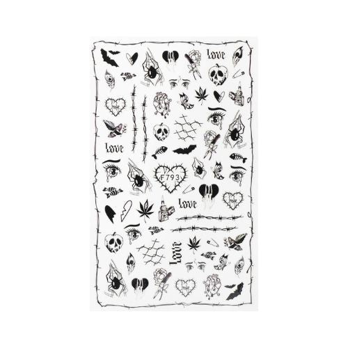 Dark Gloomy Girl Sticker Pack